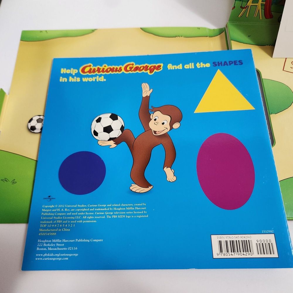 Curios George Schoolhouse Fun (Book And Play Set) Paperback-2012 - Picture 10 of 13